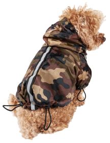 Reflecta-Sport Adjustable Reflective Weather-Proof Pet Rainbreaker Jacket (Size: medium)