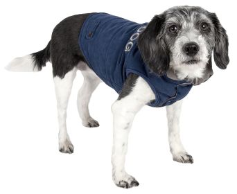 Touchdog Waggin' Swag Reversible Insulated Pet Coat (Size: Small - (JKTD9BLSM))