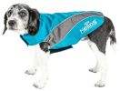 Helios Octane Softshell Neoprene Satin Reflective Dog Jacket w/ Black Shark technology