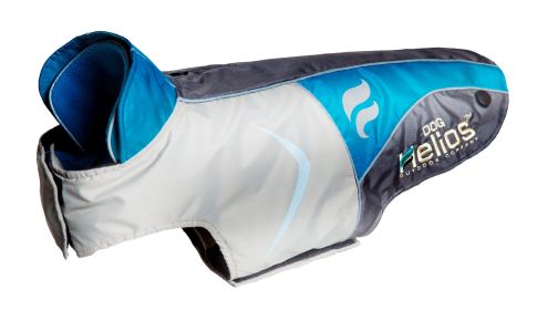 Helios Lotus-Rusher Waterproof 2-in-1 Convertible Dog Jacket w/ Black Shark technology (Size: small)
