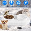 Pet Feeder and Drinking Water Bowl