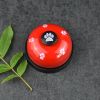 Pet training bell dog paw print bell ringer pet trainer
