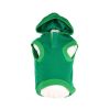 Pet Life LED Lighting Hands-Up-Santa Hooded Sweater