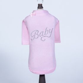 Baby Dog Tee (Color: Pink, Size: XXS)